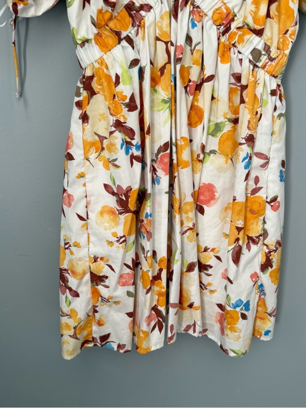 Abercrombie & Fitch Floral Puff Sleeve Mini Dress - Picture 5 of 8